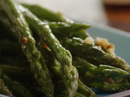 sauteed asparagus and peas recipe