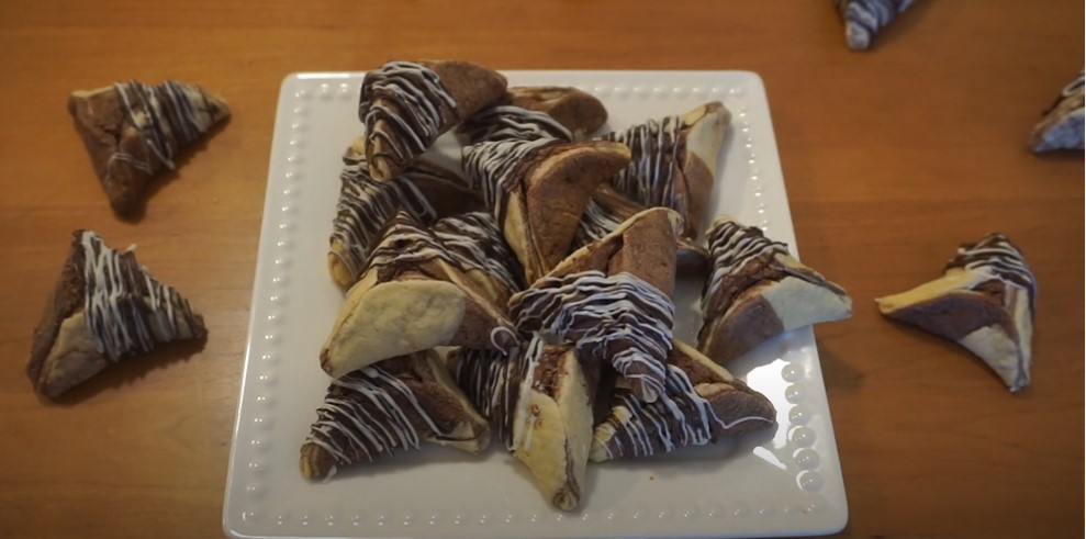 chocolate-filled hamantaschen recipe