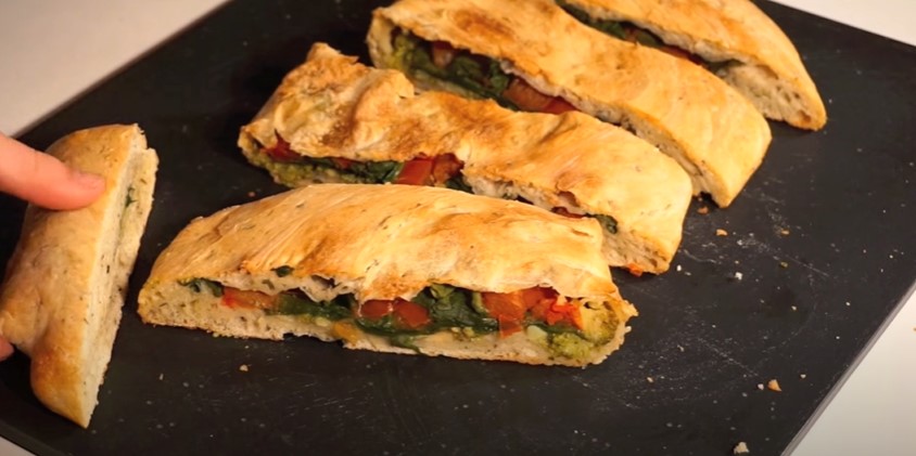 veggie calzones recipe