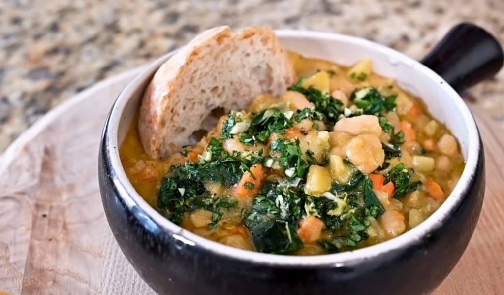 spinach and white bean soup recipe