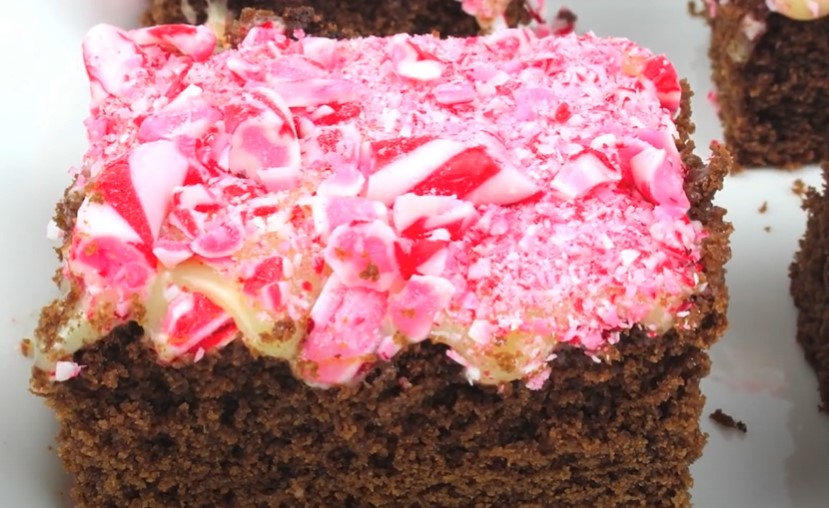 candy cane fudge brownies recipe