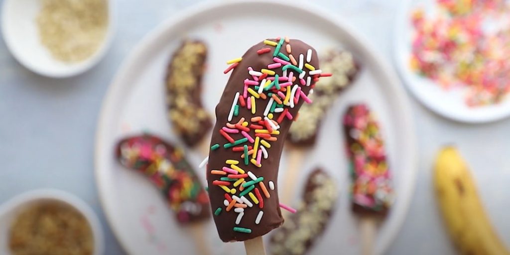 frozen banana popsicles recipe