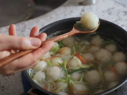 turkey soup with potato dumplings recipe