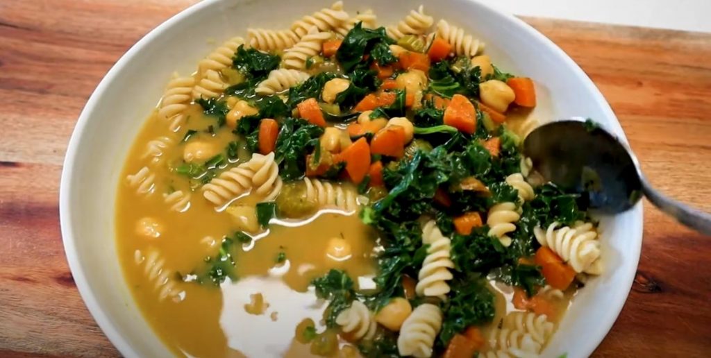 chickpea and pasta soup recipe
