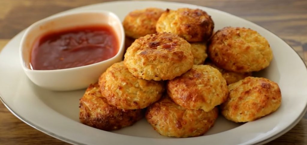 cheese-stuffed cauliflower nuggets recipe