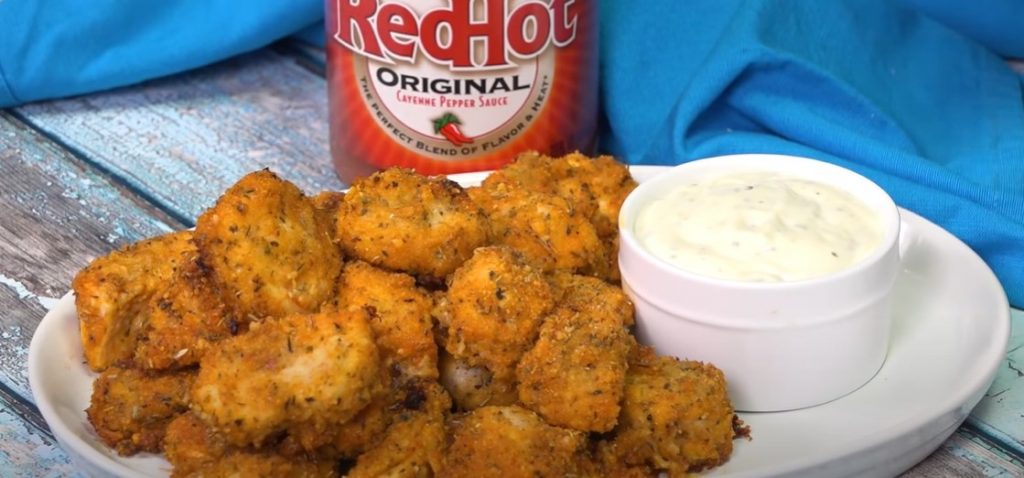 baked buffalo chicken nuggets recipe