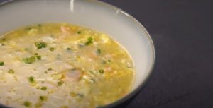 Corn Soup with Fresh Herbs