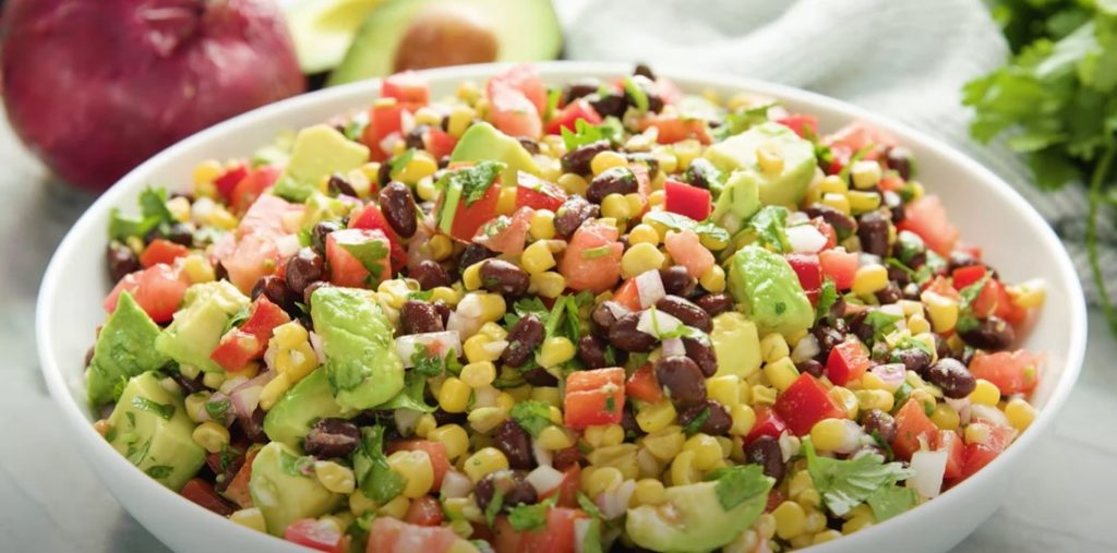 spicy black bean burger tex-mex salad recipe