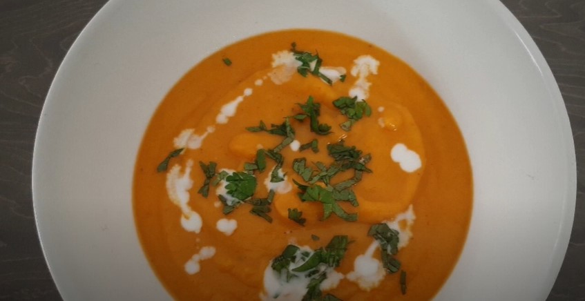 butternut squash & sweet potato soup recipe