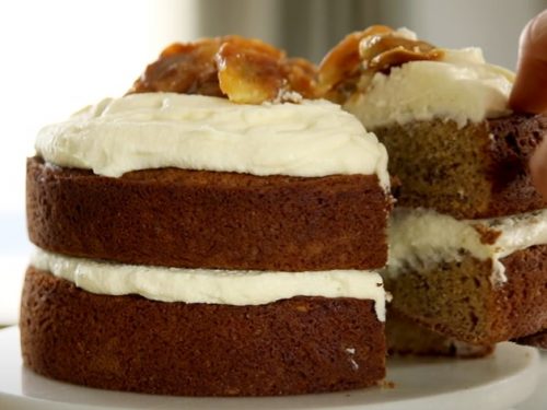 browned butter banana cake with brown sugar frosting recipe