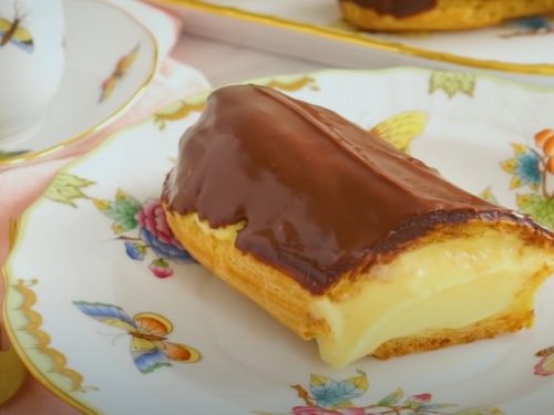 homemade eclairs with mousse filling recipe