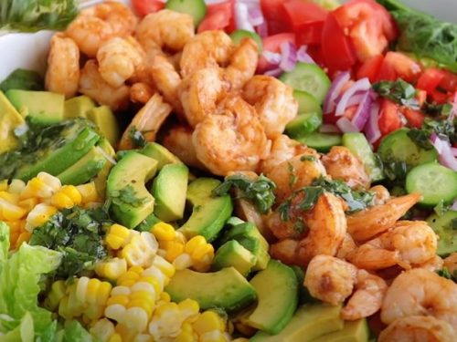 shrimp guacamole salad recipe