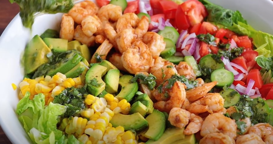 shrimp guacamole salad recipe