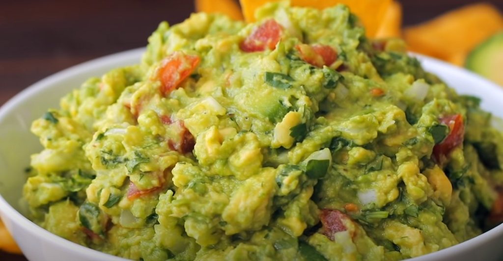 spicy three-chile guacamole recipe