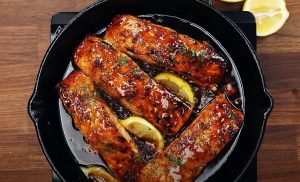 easy honey garlic salmon recipe