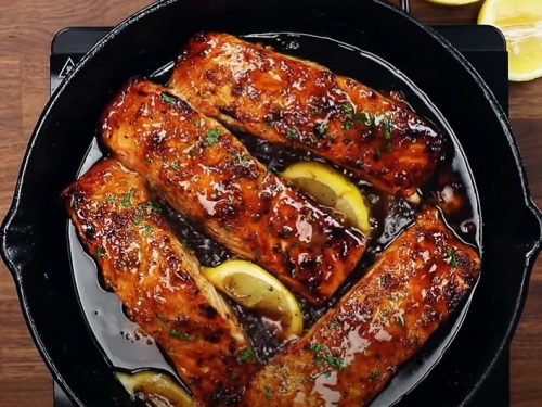 easy honey garlic salmon recipe