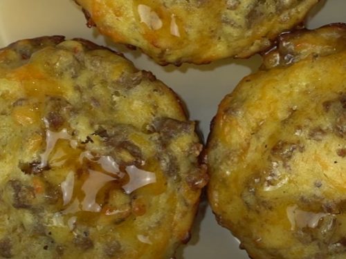 sausage-stuffed pancake muffins recipe