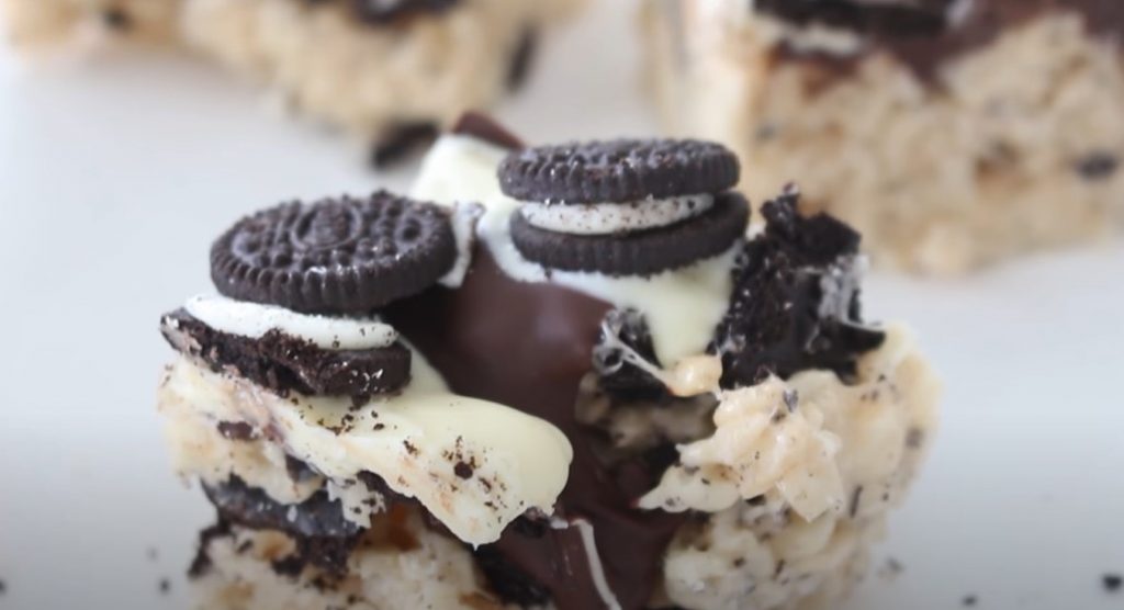 cookies and cream rice krispie treats recipe