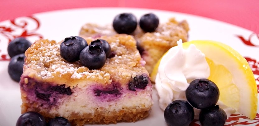 blueberry lemon cheesecake bars recipe