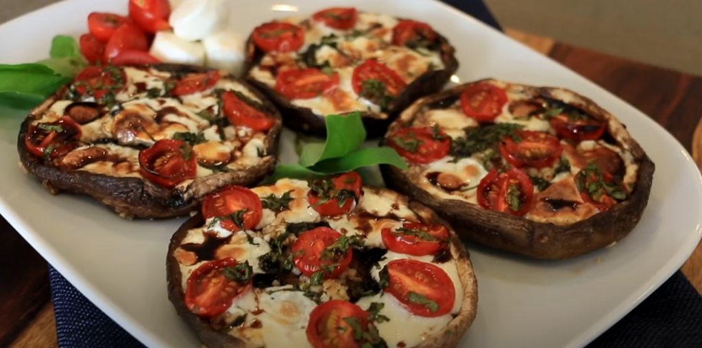 grilled bruschetta portobello mushrooms recipe