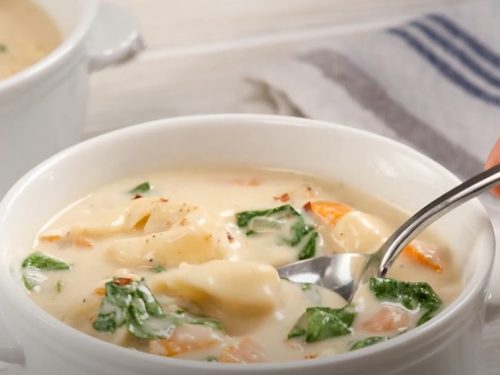 cheesy chicken alfredo soup recipe