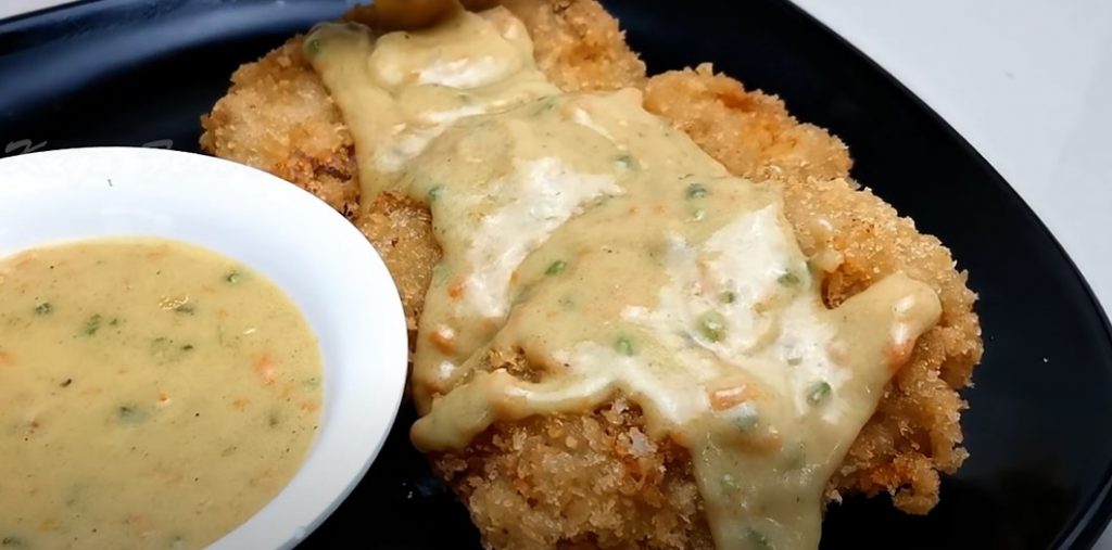 crispy chicken with creamy italian sauce recipe