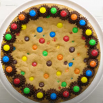 M&M Cookie Cake Recipe