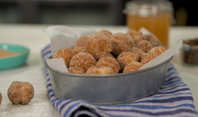 apple cider glazed donut holes recipe