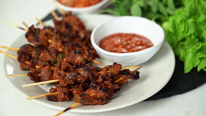 asian flank steak skewers recipe