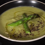 asparagus soup with lemon and parmesan recipe