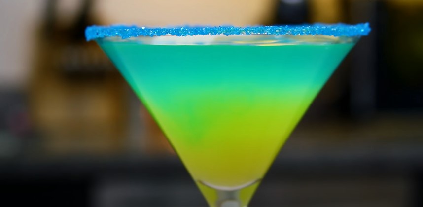 Blue and Gold Tequila Cocktail Recipe