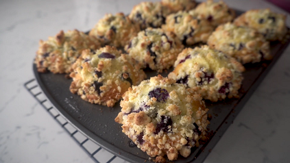 blueberry muffins with streusel topping recipe