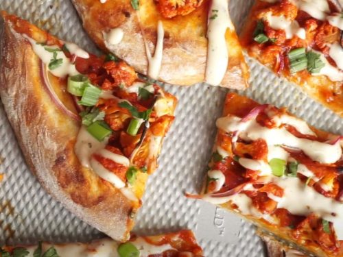 Buffalo Cauliflower Pizza Recipe