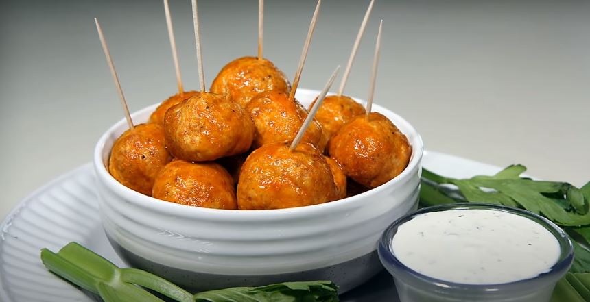 buffalo chicken meatballs recipe