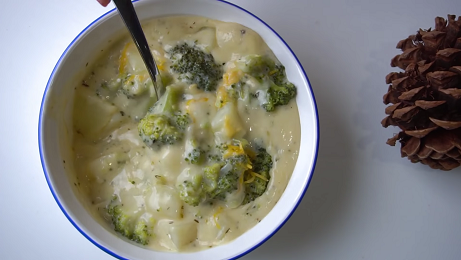 cheddar broccoli potato soup recipe