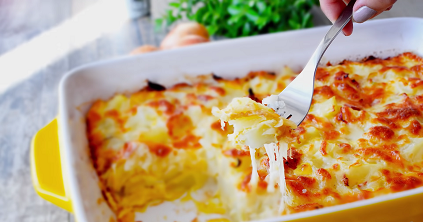 cheddar garlic mashed potato casserole recipe