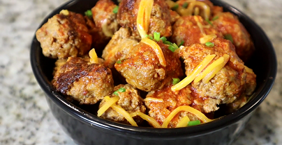 cheesy slow cooker sausage balls recipe