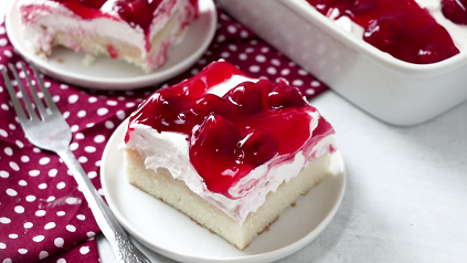 cherry jello coke poke cake recipe