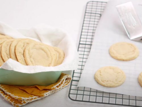 Chewy Sugar Cookies Recipe