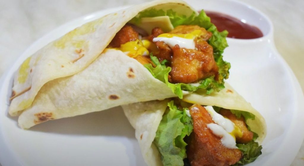 easy chicken wrap recipe