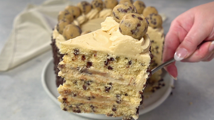 chocolate chip cookie layer cake recipe
