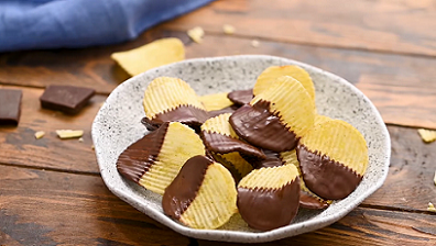 chocolate covered potato chips recipe