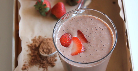 chocolate strawberry banana milkshake recipe