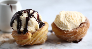 churro ice cream bowls recipe