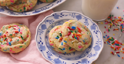 confetti cake batter cookies recipe