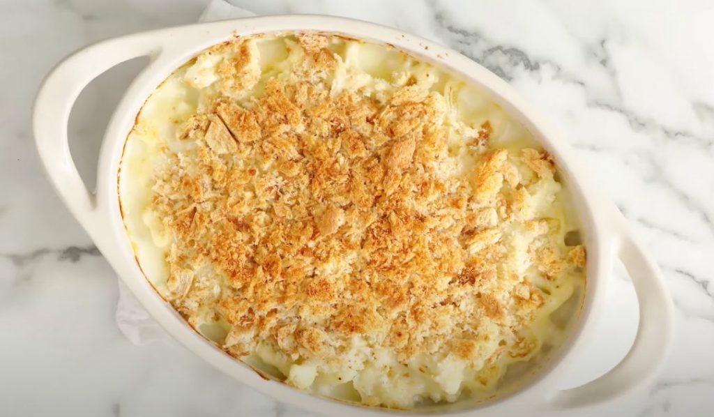 Creamy Cauliflower Gratin with Whole Wheat Crumbs Recipe