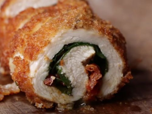 Creamy Tuscan Chicken Rolls Recipe