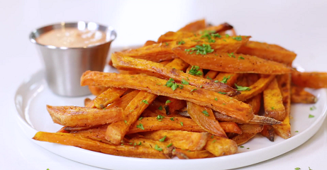 crispy baked sweet potato fries recipe