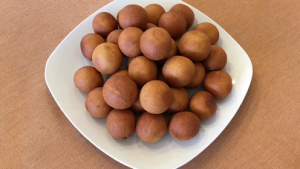 deep fried chocolate mochi balls recipe