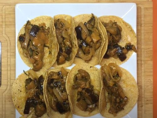 eggplant fajita tacos recipe